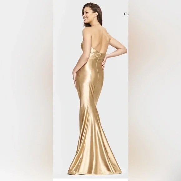 Faviana Gold Strapless Prom Dress is available for purchase on au PAY  Market - Imported Goods Online Store Co.Ltd. | au PAY Market - Online  Shopping Site